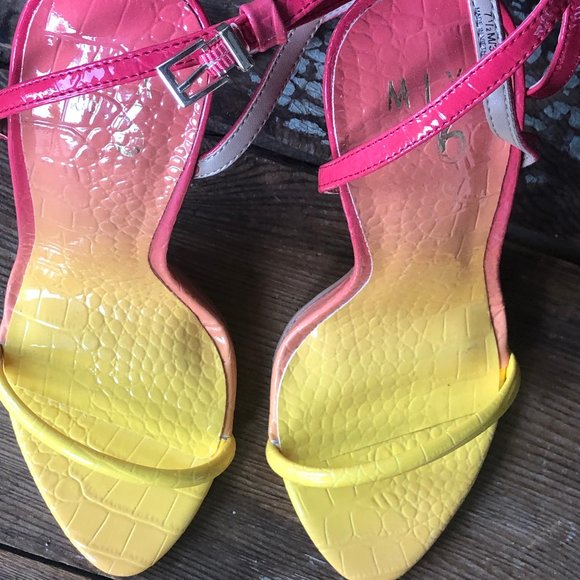 Mix No 6 Slingback Heels Size 7.5M - Picture 7 of 9